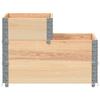 Vidaxl 3-Tier Raised Planter, 120X80 Cm, Solid Pine Wood