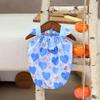 Pet Clothes Spring and Summer Dog Princess Style Polyester Peach Heart Shirt Teddy Sweet Cool Style Vest Skirt Pet Skirt