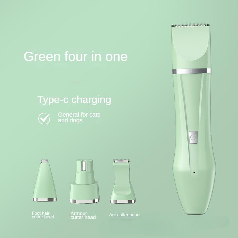 

Бритва для домашніх тварин, електрична машинка для стрижки для видалення шерсті собак і кішок, електричний набір для гоління ніг «чотири в одній», інструмент для стрижки та косметики 165*33*15