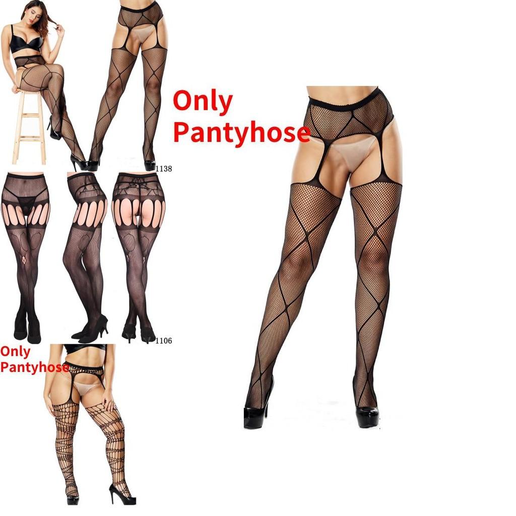 Ultra Stretchy Women's Nylon Fishnet Stockings With Sensual Open-crotch Design And Non-slip Features For Alluring Intimate Moments