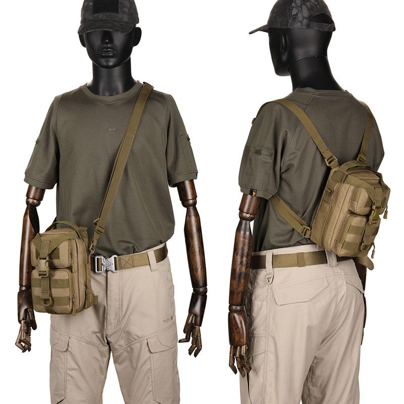 Mini Tactical Backpack Camping Bag Hunting Fishing Hiking Tool Shoulder Crossbody Fanny Pack Travel Small Outdoor Handbags