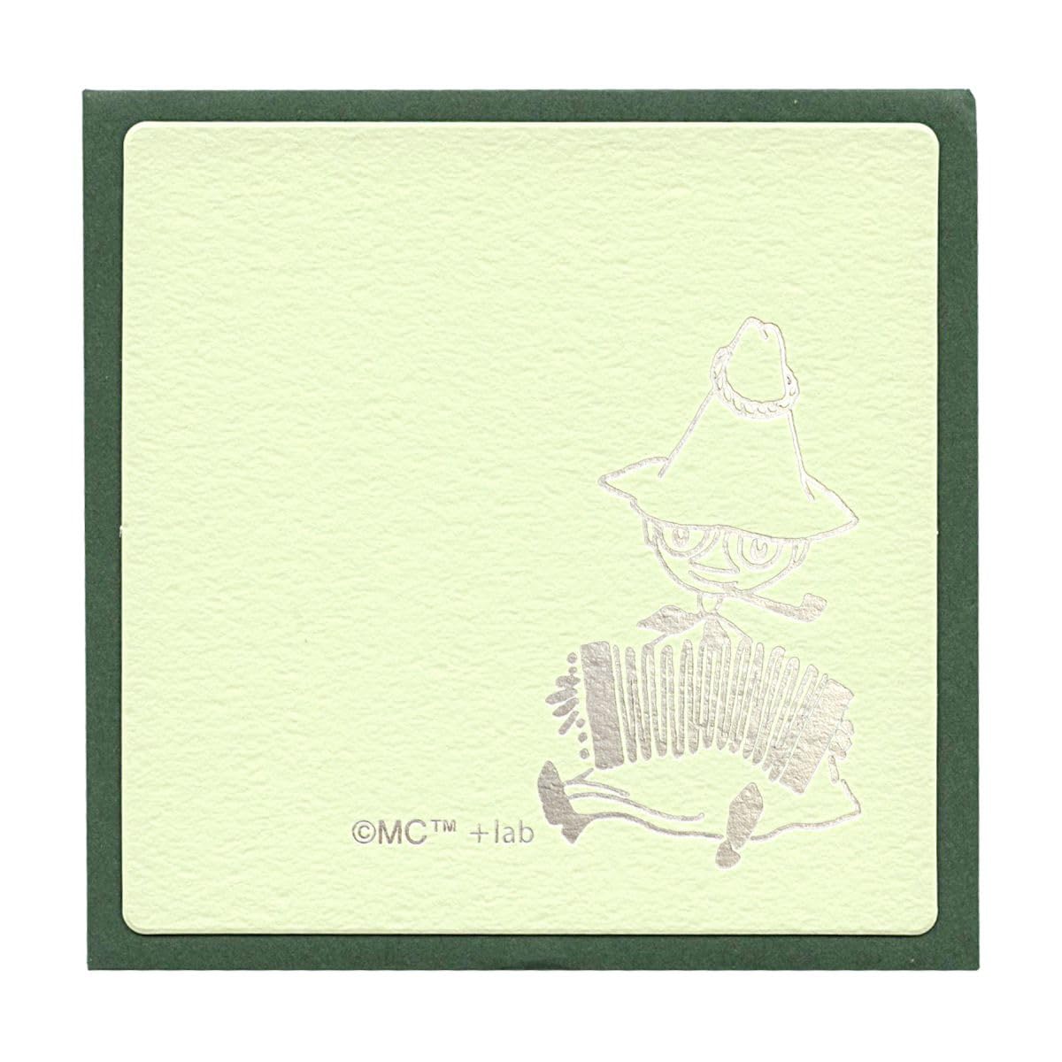 

PlusLab Moomin Square Kashiko 351666 Card, Envelope, Snufkin,