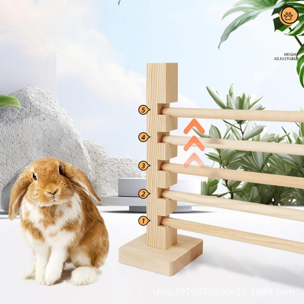 Interactive Bunny Toy Jump Hurdle Bar for Pet Running