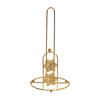 Creative Iron Tree Paper Towel Holder Free Standing Gold Vertical Paper Shelf Decorative One-handed Tear Tissue Stand For Home