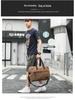 Men's Retro Canvas Shoulder Messenger Bag with Zipper