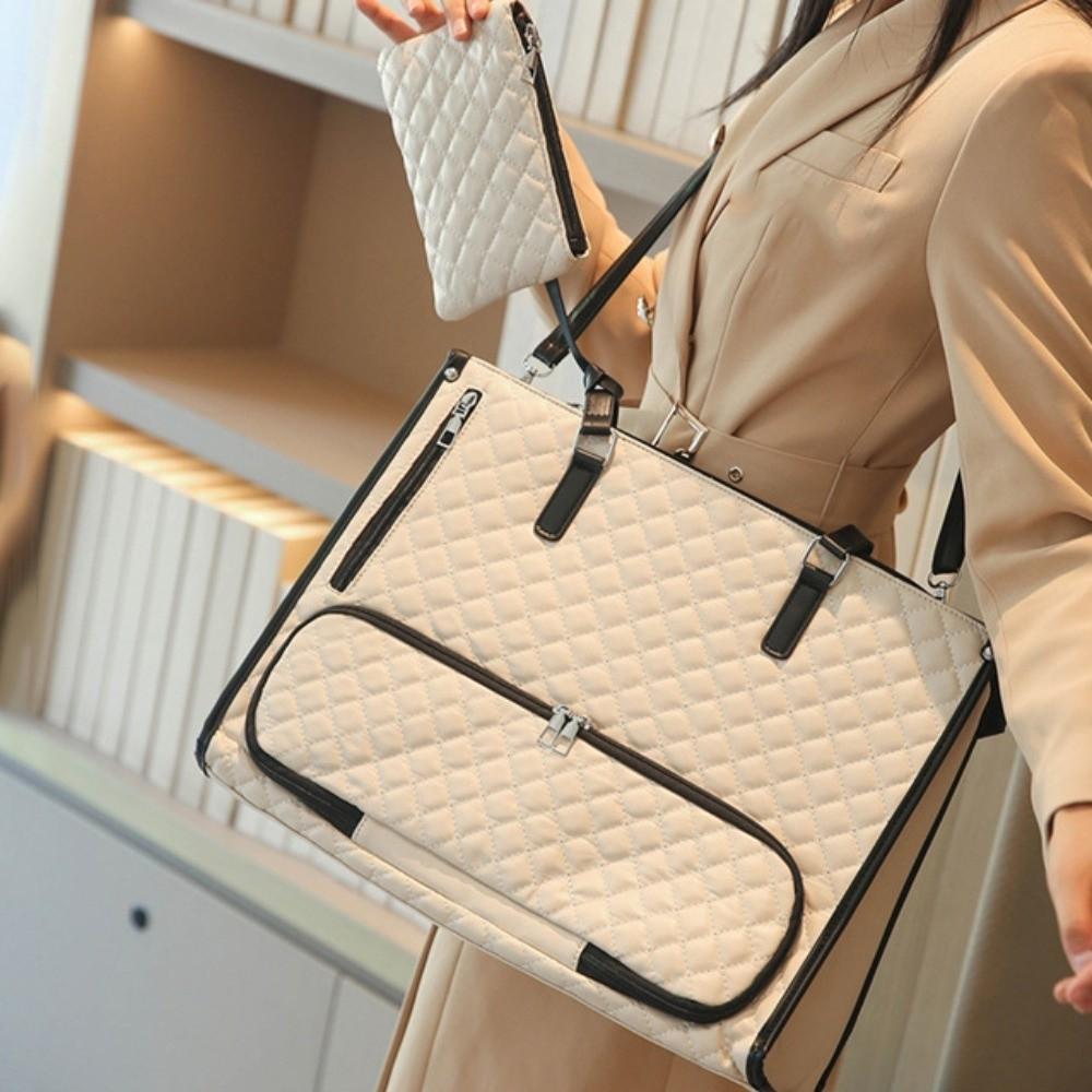 1-in-1 Laptop Lunch Tote Bag Lunch Box Shoulder Strap Multifunctional Laptop Handbag Waterproof Large Portable Laptop Bags