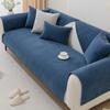 Cotton Linen Sofa Cover Solid Colour Cushion Living Room Sofa Backrest Towel Universal for All Seasons Thicken Non-Slip Sofa Mat