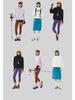 TECTOP Women's Cotton Hoodie: Breathable, Loose Fit, Stand Collar, Half-Zip, Long Sleeve for Autumn/Winter.