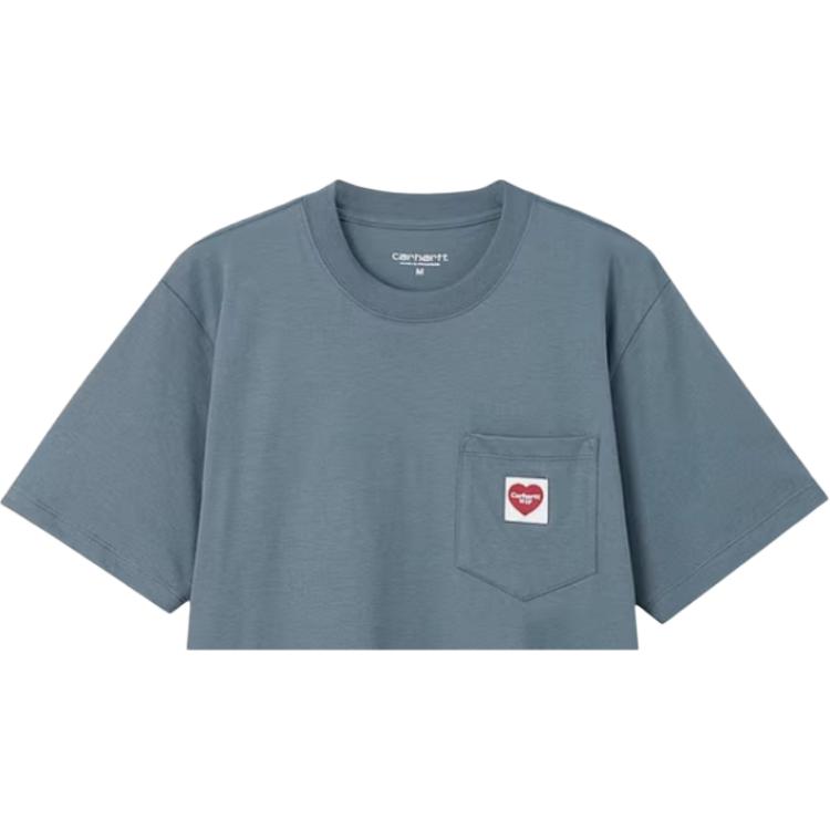 Carhartt WIP Classic Heart Logo Casual Regular Sleeve T-Shirt Women Tops CHXTEI032180Q