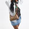 COACH Juliet Coated Canvas Shoulder Bag Medium Women's Brown CAM26-B4XHG
