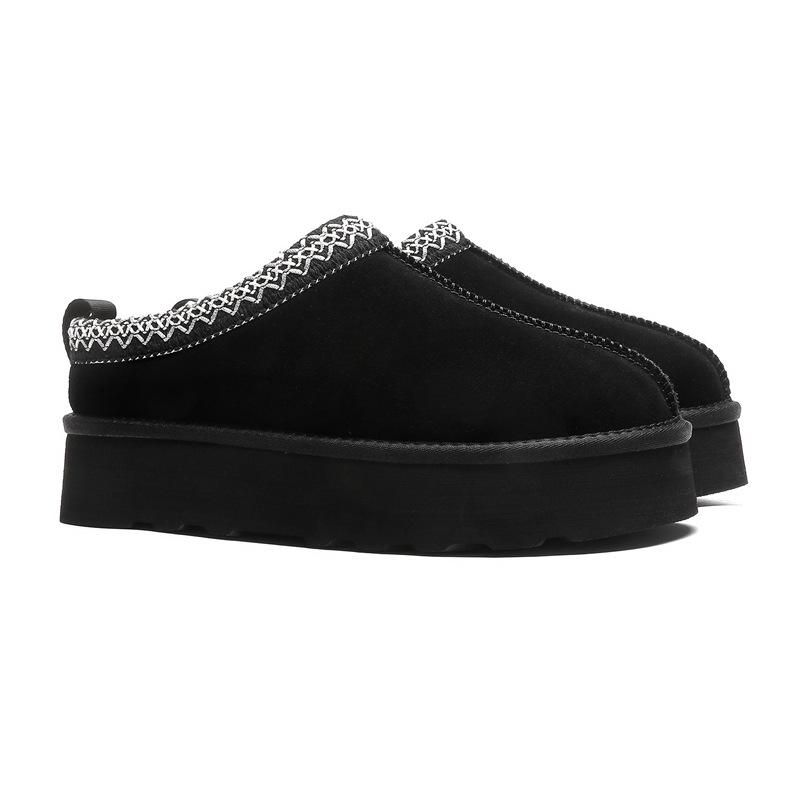 

3276 snow boots women s new winter thick-soled heightened thickened piled warm short boots trendy cotton shoes 40 чёрный