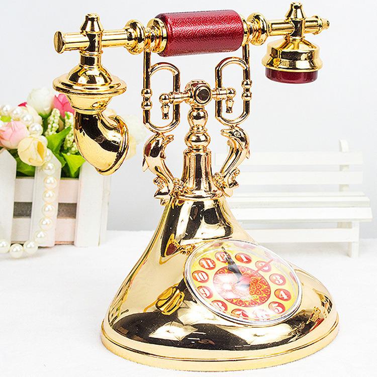 European Retro Desk Clock - Modern, Creative, Stylish Alarm Clock for Living Room and Students