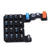10PCS Number Keyboard Replacement for UV-5R UV-5RA UV-5RC UV-5RE Series Radio Silicone Keypad