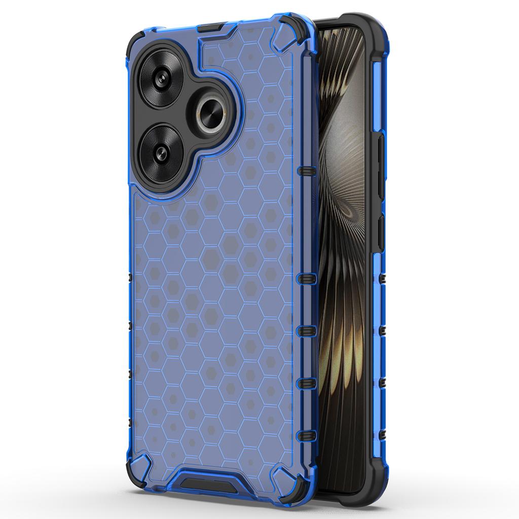 Für Xiaomi Redmi Turbo 3 5G/Poco F6 5G Hülle Sturzschutz Wabenförmige PC+TPU Handyhülle