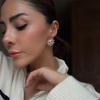 Sun Star Earrings Zircon Heart Earring Aesthetic Rhinestone Stud Earrings  Jewelry