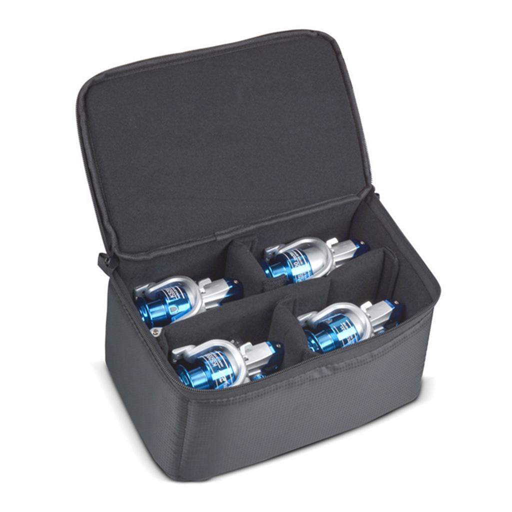 Spinning Reel Bag Case Internal Divider Fishing Reel Bag Splashproof Universal Fishing Tackle Storage Case Shockproof