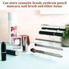 Set of 4 Pen Display Stand Plastic Pen Holder Pen Display Stands 6 Slots Pen Display Stand Eyebrow Pen Stand Makeup Brush Rack Organizer for Home Sch