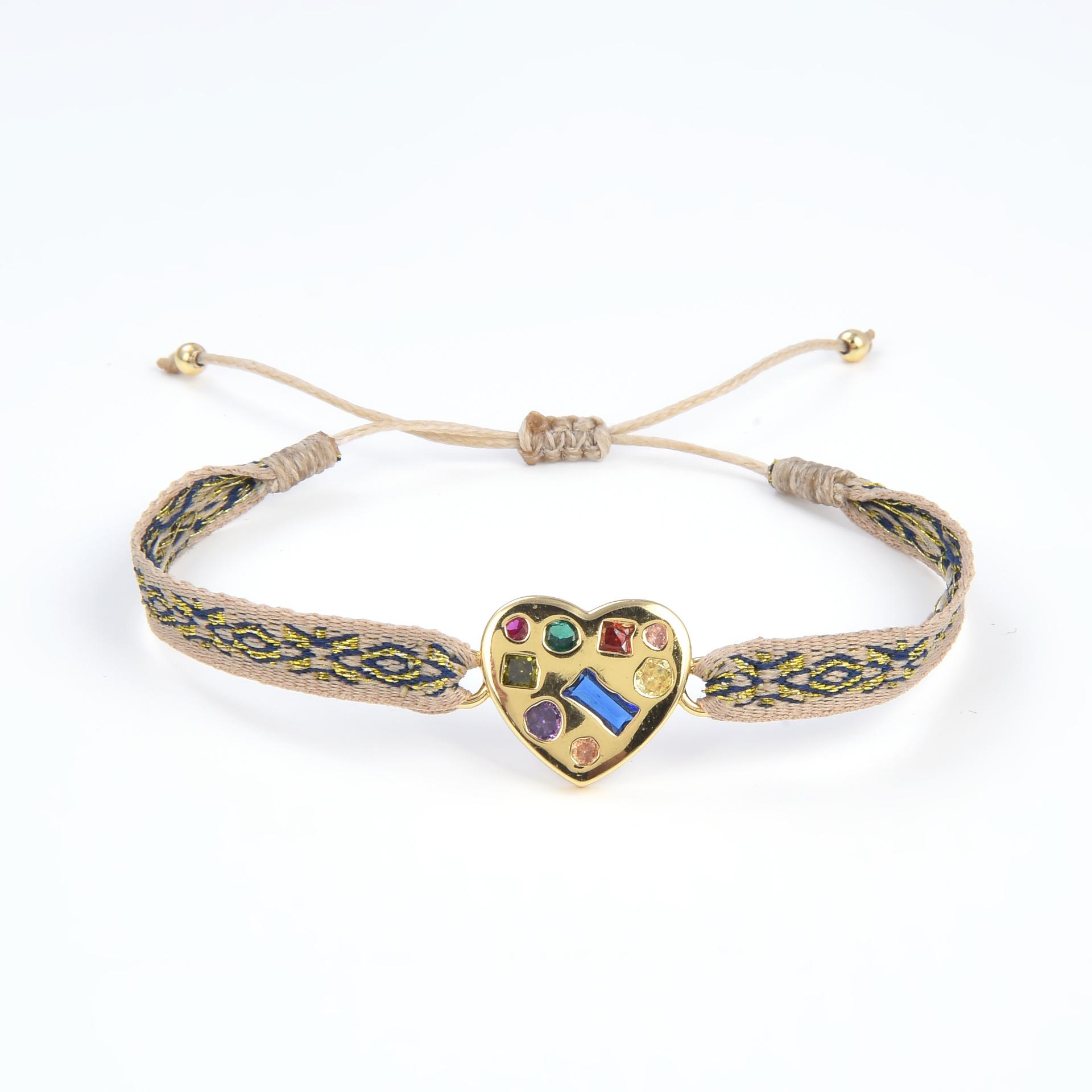 

Европейский и американский этнический стиль, ретро браслет с микроинкрустацией