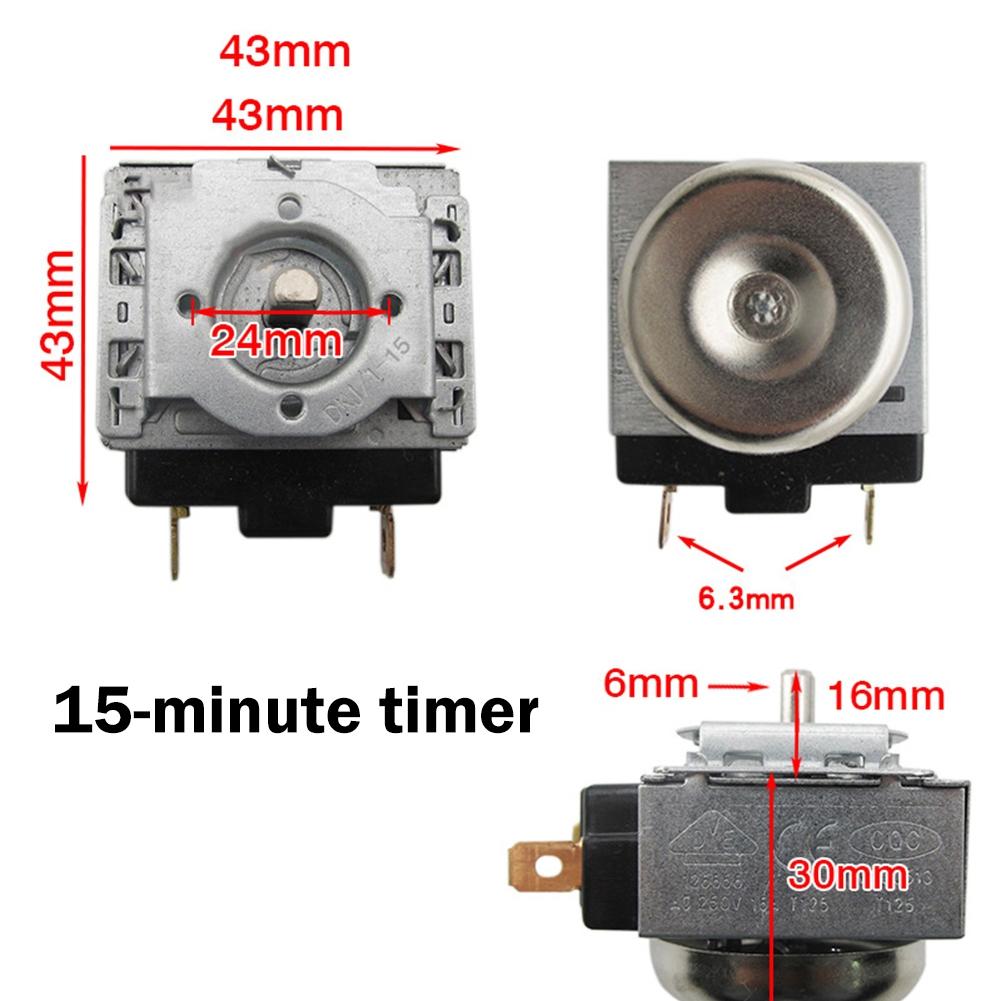 120 Minute Timer Switch for Longer Cooking Sessions Semi Circular Axis Design