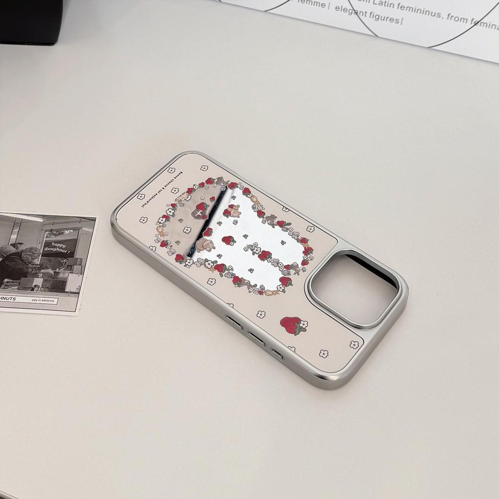 Strawberry Bunny Case for iPhone 13 iPhone 15 iPhone 16