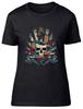 Skull King Womens T-Shirt Tattoo Inked Snake Gothic Ladies Gift Tee