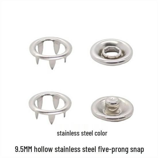 Five-Claw Hand Pressure Pliers for Baby Clothes with 9.5mm Metal Concealed Buckle Installation Tool