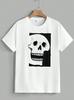 Skull Skeleton Graphic Tee Scary Horror Gothic Halloween Funny T-Shirt Unisex