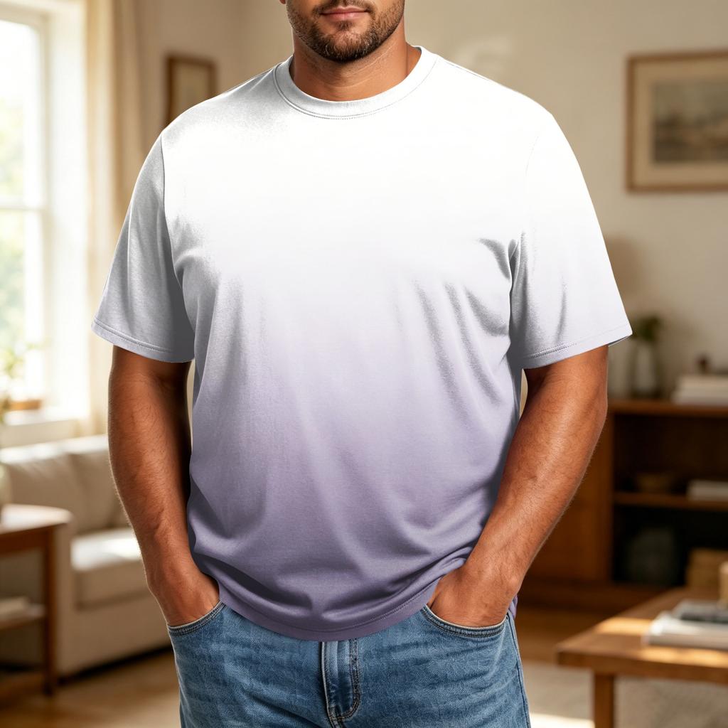 Men's Loose Fit Breathable T-Shirt for Casual Everyday Wear