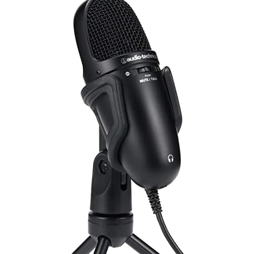Audio-Technica USB Condenser Microphone AT9934USB for Working from Home, Live Broadcasting, Recording, Video Streaming, and Podcasts