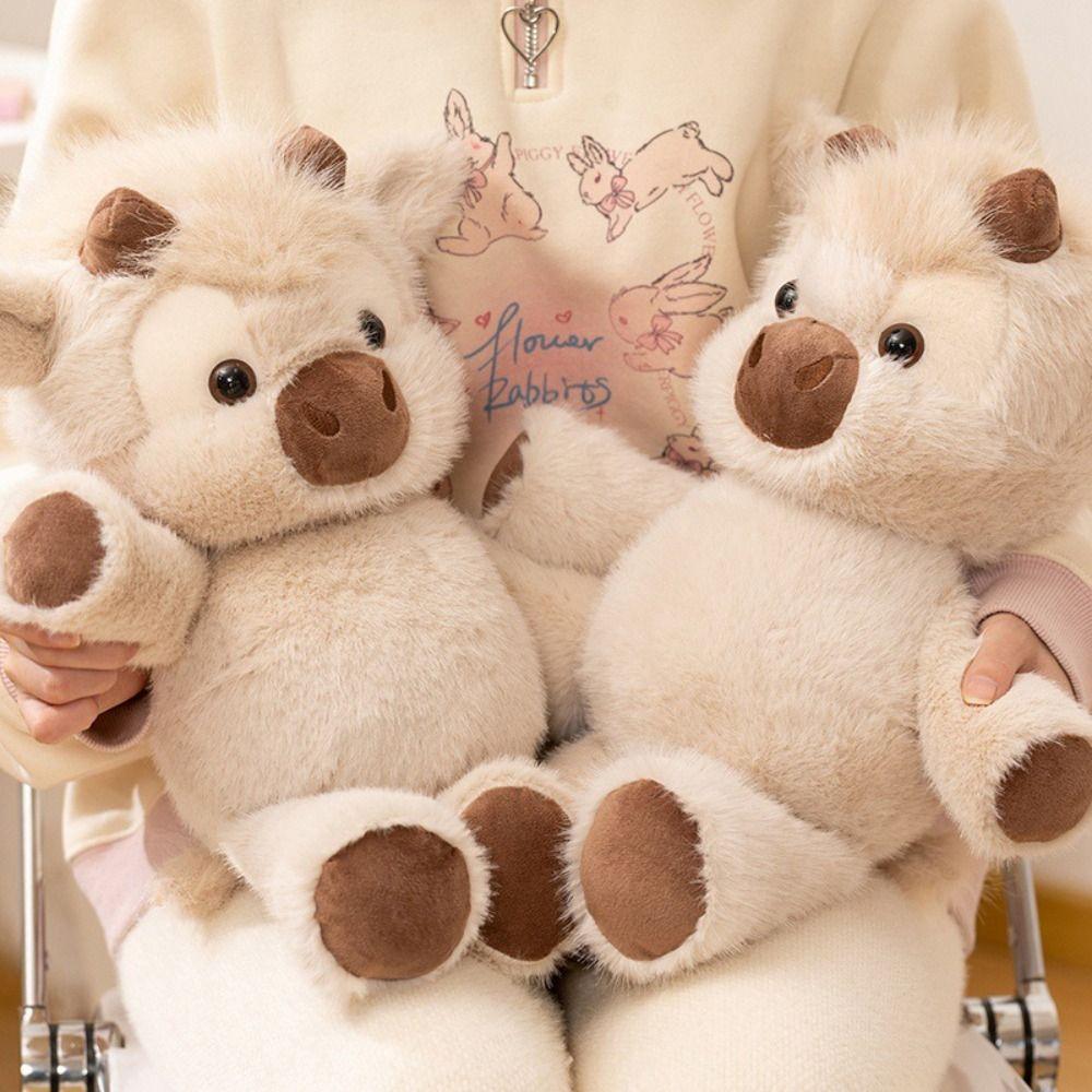 Plushie Texture Running Cow Plush Doll New Design Cute Stuffed Toys  Emotional Support