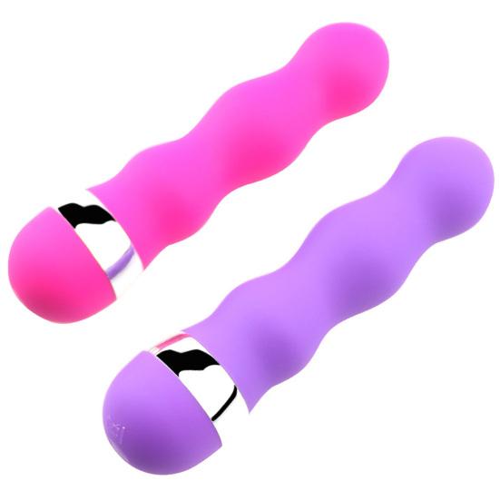 Female Masturbator Convenient Reusable Metal Ring Thread Waterproof Flirting Use ABS Clit Stimulator Masturbator Massage Stick Adult Products