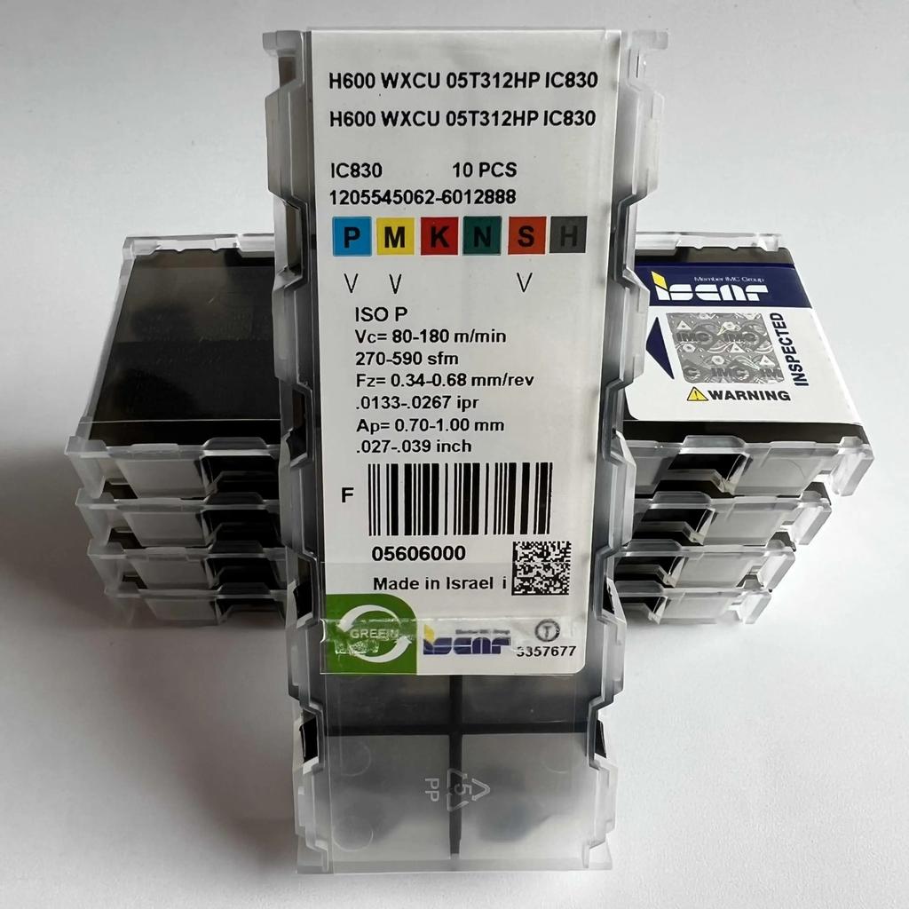 ISCAR / H600WXCU05T312THP IC830   Industrial indexable carbide inserts 10 Pcs