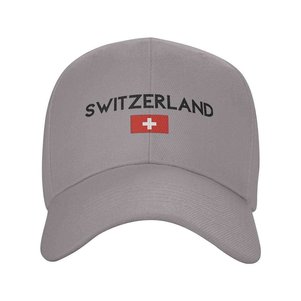Switzerland Flag Of Switzerland Sun Baseball Cap Spring Couple Women Print Hip Hop Hat Adjustable Casual Running Baseball Cap