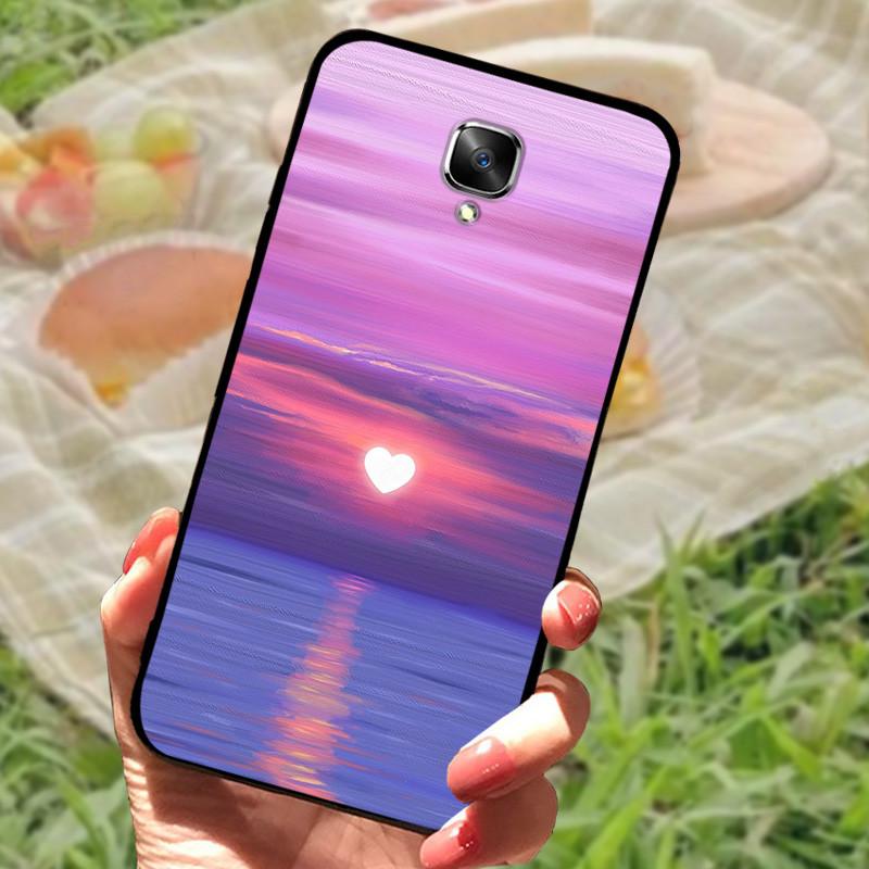 1+3 Case For Oneplus 3 3T Silicone Silicone Phone Case TPU Marble Full Protective Cover For One Plus 3 A3000 Shockproof Shell