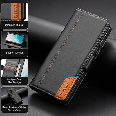 Magnetic Flip Card Slot Case for Samsung Galaxy Z Fold Series (3 To 7)