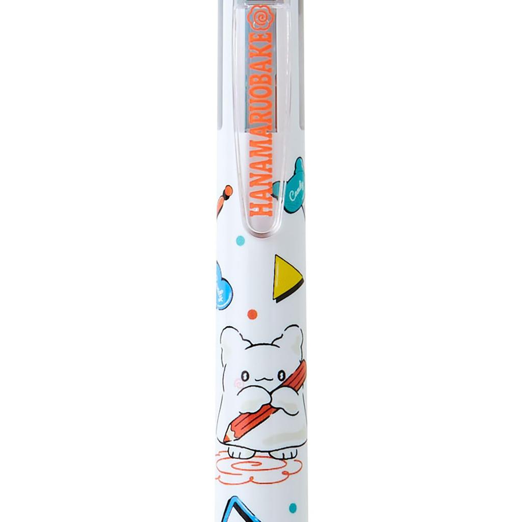 Sanrio Ballpoint Pen Mechanical Sarasa Hanamaru Obake Ink 283347 4-Color & Pencil, Multi, (Ghost) Colors Black, Blue, Red, Green, 0.5mm,