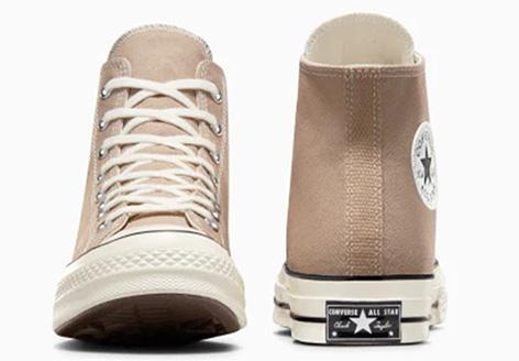High-top Sneakers Converse Beige Size 44 Vintage