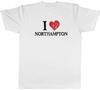 I Love Northampton Unisexs TShirt Buckinghamshire Shoe Leather City Tee Gift