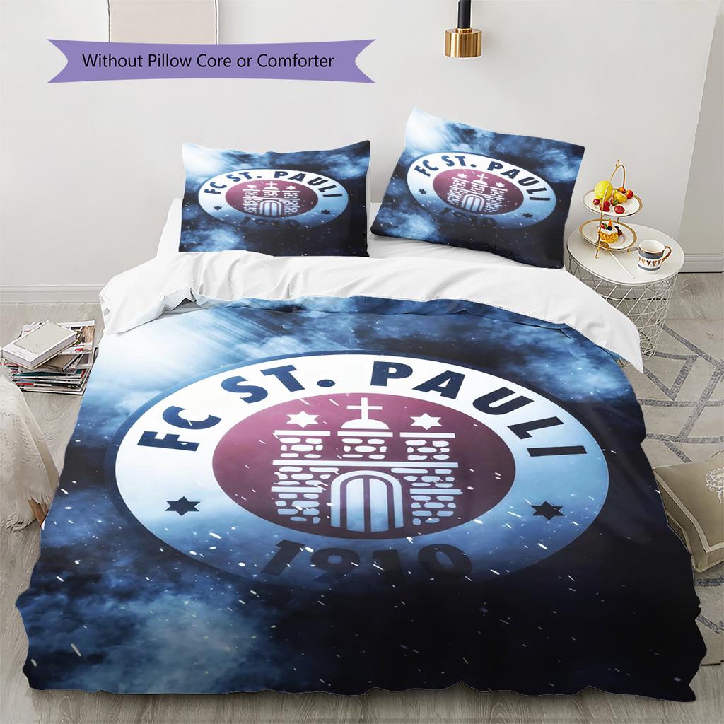 FC St. Set Biancheria da Letto con Fantasia Pauli Copripiumino Federa Decorazione per la Casa Regalo (1 * copripiumino + 2 * federa, senza nucleo)