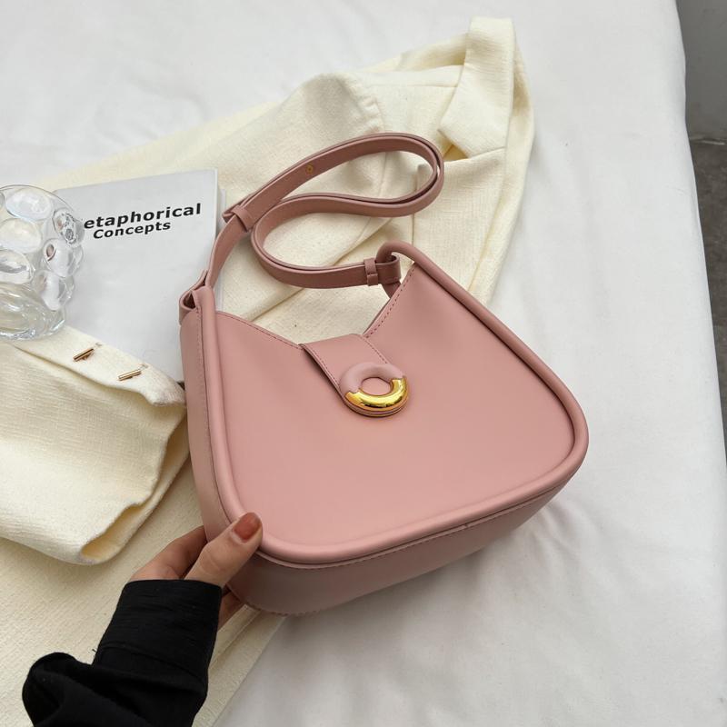 Summer Popular Female Single Shoulder Underarm Bags Fashion Design Textured Bucket Pack All Matched Women Crossbody Bag