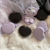 Vintage Heart Black Purple Contact Lenses Box for Color Eyes Tool Kit Contact Lens Storage Care Holder Container Mirror Tweezer