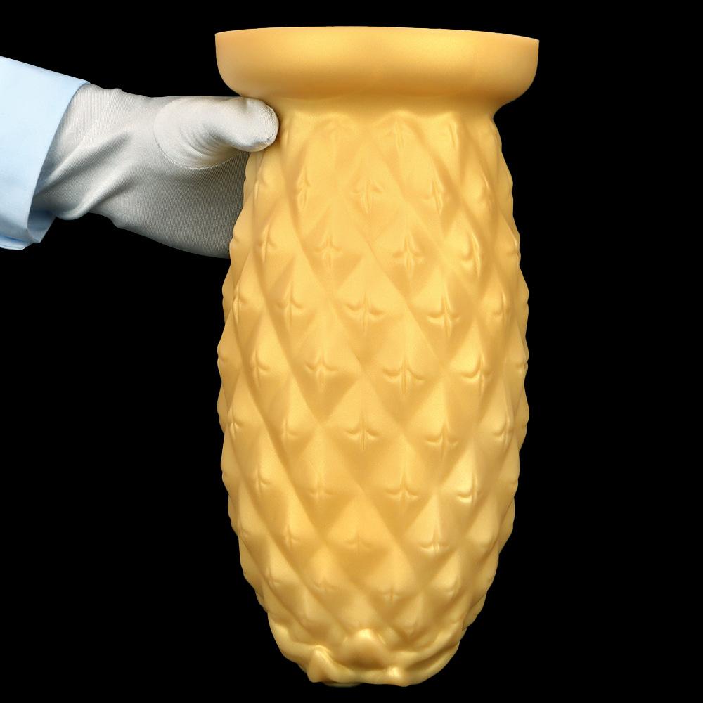 Gold Silicone Giant Dildo Extra Large Butt Plug Fisting Supplies Sex Toy Gay Big Dick Realistic Penis BDSM Strap On Cock