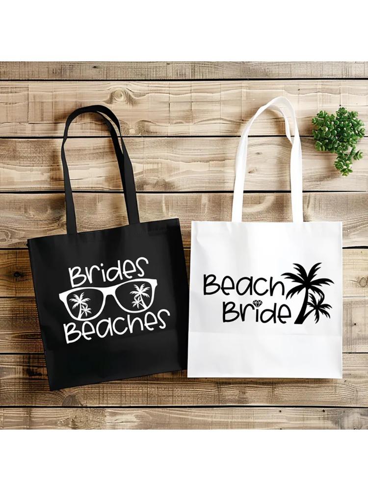 Beach Bachelorette Party Tote Bag Wedding Bridesmaid Bride Gift Bridal Shower Bach Party Supplies Honeymoon Trip Accessories
