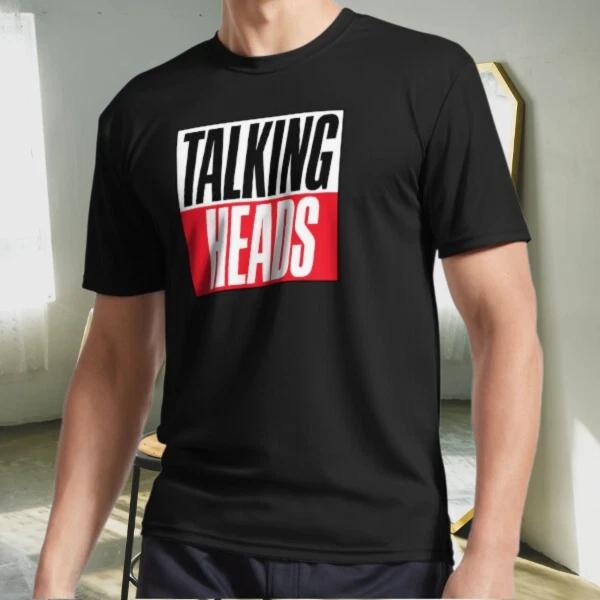 New Shirt white red talking heads Active Logo T-Shirt Funny Size S to 5XL 3XL