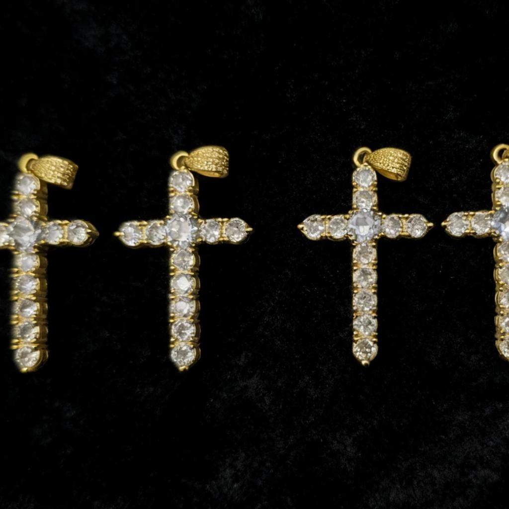 Trendy European Vintage Cross Pendant Necklace for Women - Personalized Hip Hop Jewelry