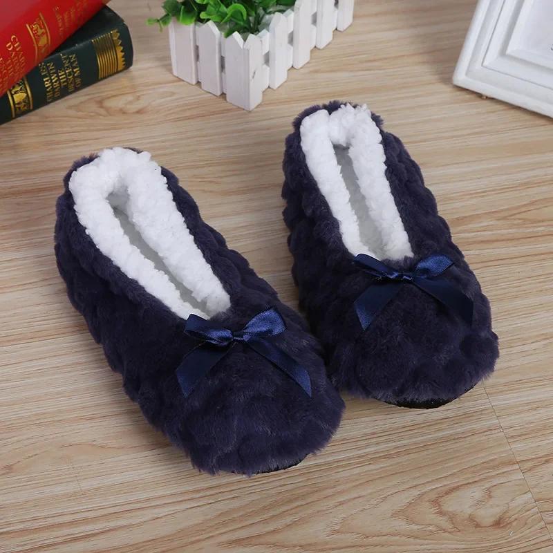 

Fashion Fluffy Female Floor Slipper Women s Winter Faux Fur Plush Grip Soft Sole Cute Funny Indoor Home hairy Love Heart House Shoe Warm 37-38 синий