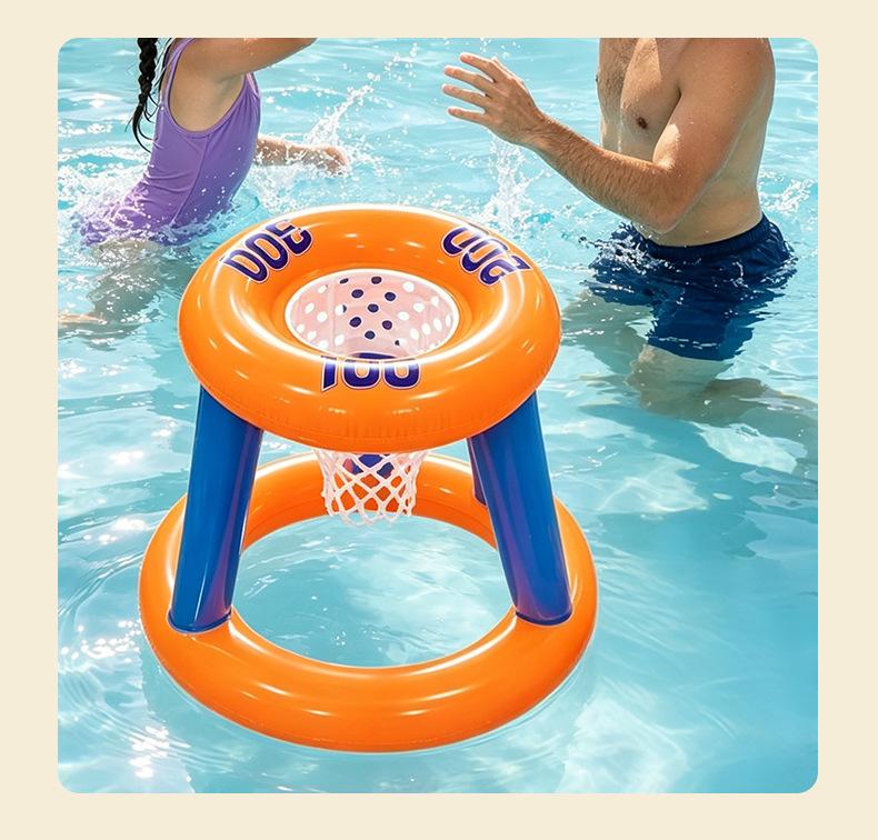 Inflatable Water Basketball Hoop for Kids - Parent-Child Play Toy Set