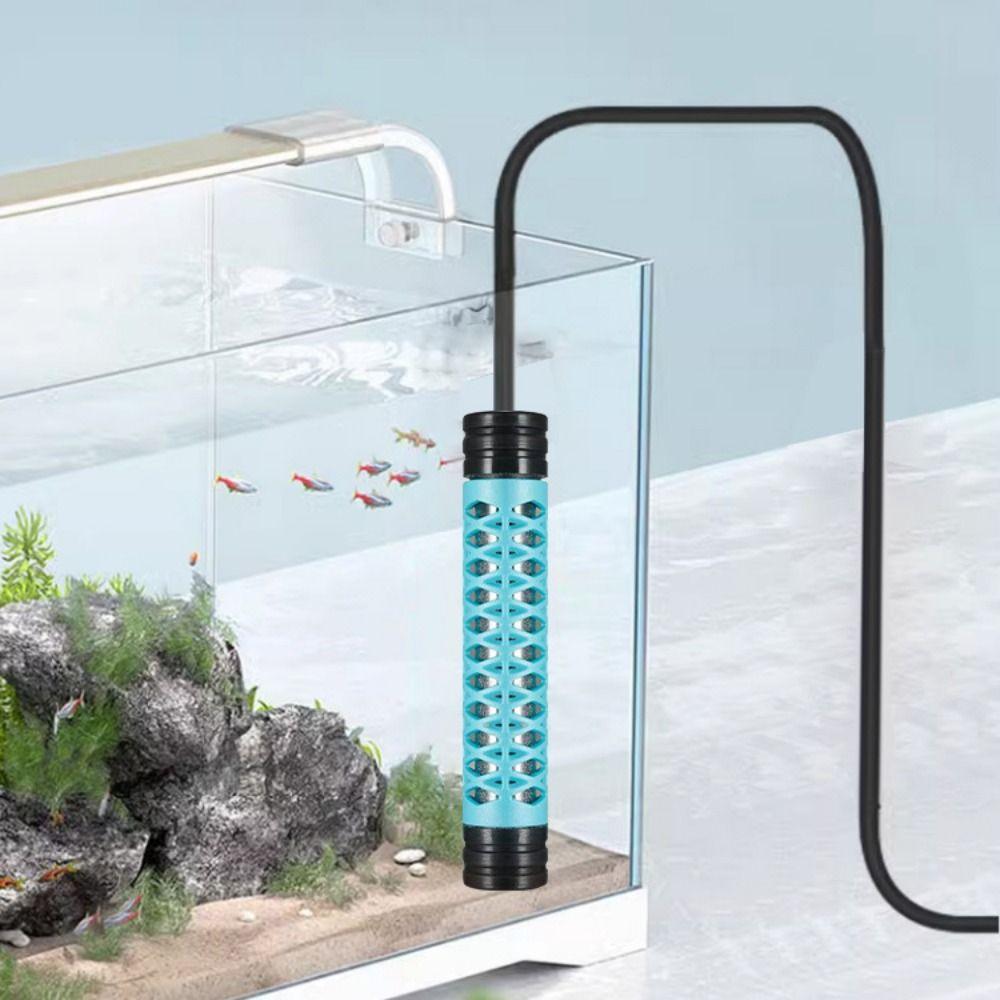 LCD Display Aquarium Submersible Heater 15-34°C Mini Aquarium Heater Water Heating Rod  Aquarium