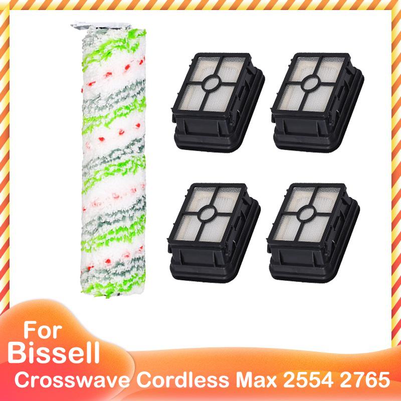 Main Brush HEPA Filter For Bissell Crosswave Cordless Max 2554 2554A 2590 2596 2596B 2596M 2765 2765F 2765Z 2765E 2765N 2767Z