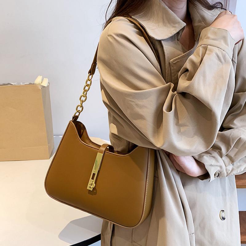 Designer Luxury Bags Women Casual Shoulder Bag Simple Clasp Underarm Tote Versatile Crossbody Bag